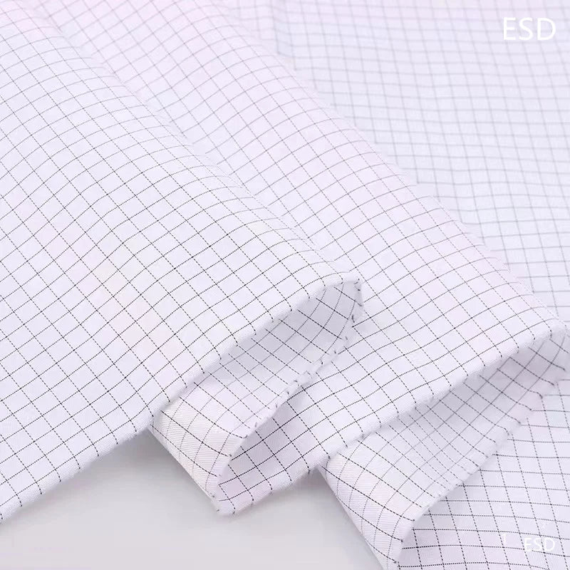New Product 2.5mm 100 Cotton Anti-static Cleanroom Coverall Esd Emf Protection Conductive Fabric