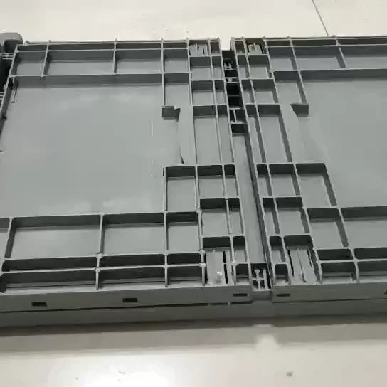 Foldable Plastic Storage Box, ESD Antistatic Folding Box Bins for Electronic Components