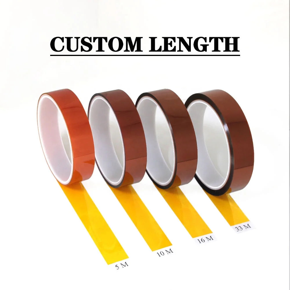 1- High Temperature Resistant Heat Transfer Thermal Sublimation BGA Electrical Pi Film Silicone Adhesive Kaptons Polyimide Tape