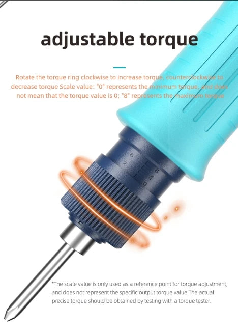 Bakon GLW-15L Factory Manufacturer Brushless Adjustable DIY and Industrial Grade Electric Screwdriver Assembly Tools