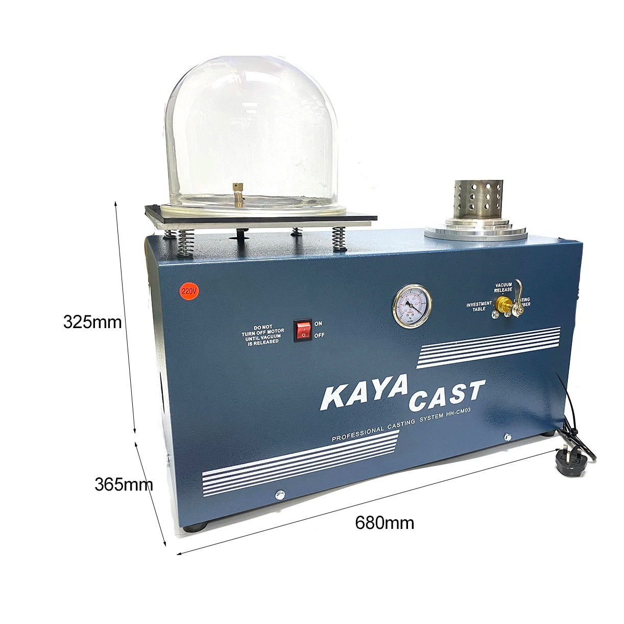 4L Vacuum Jewelry Making Kit Casting Machine