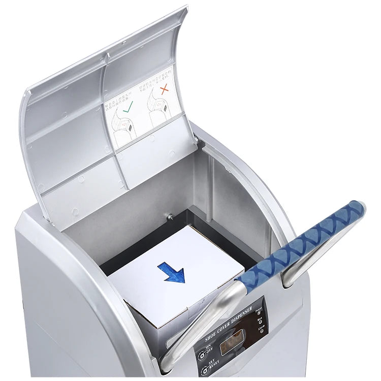 100 150 200 Pcs 1 Carton CPE Shoe Cover Dispenser for Hospital Anti Static Factory Use OEM Acceptable