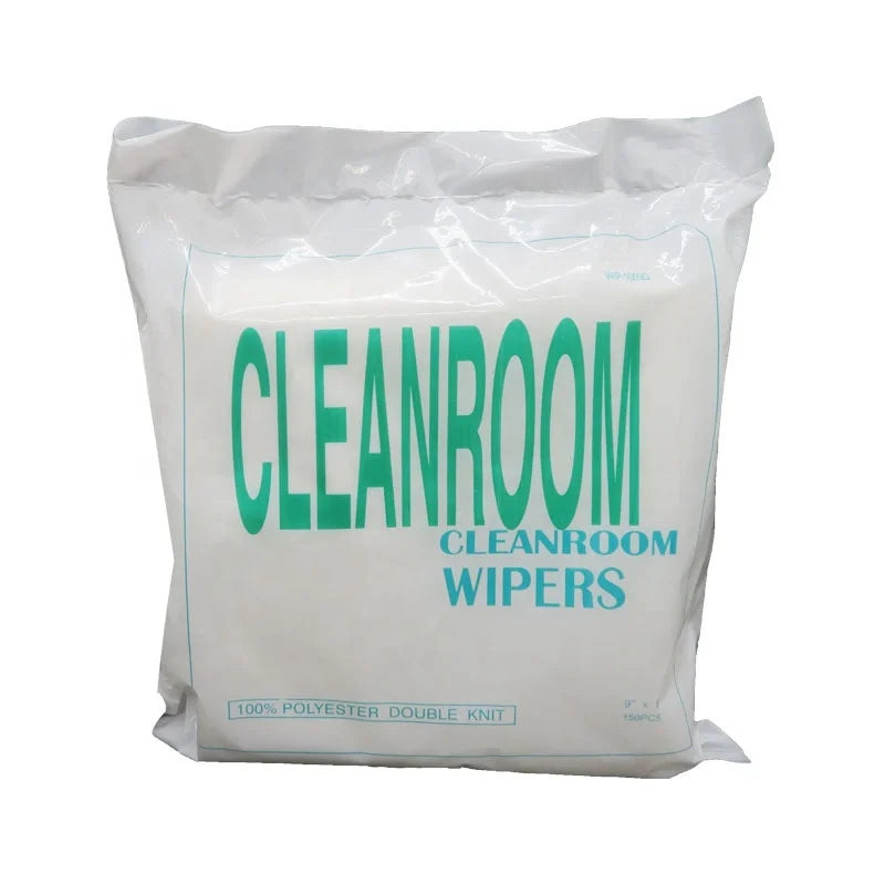 1000 Class Factory Supply Cleanroom 100% Polyester Wiper Wipes for Lab Electronics