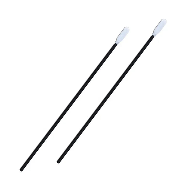 Industrial Long Black Handle Disposable Polyurethane Dust Free Cleanroom Foam Flexible Tip Swab