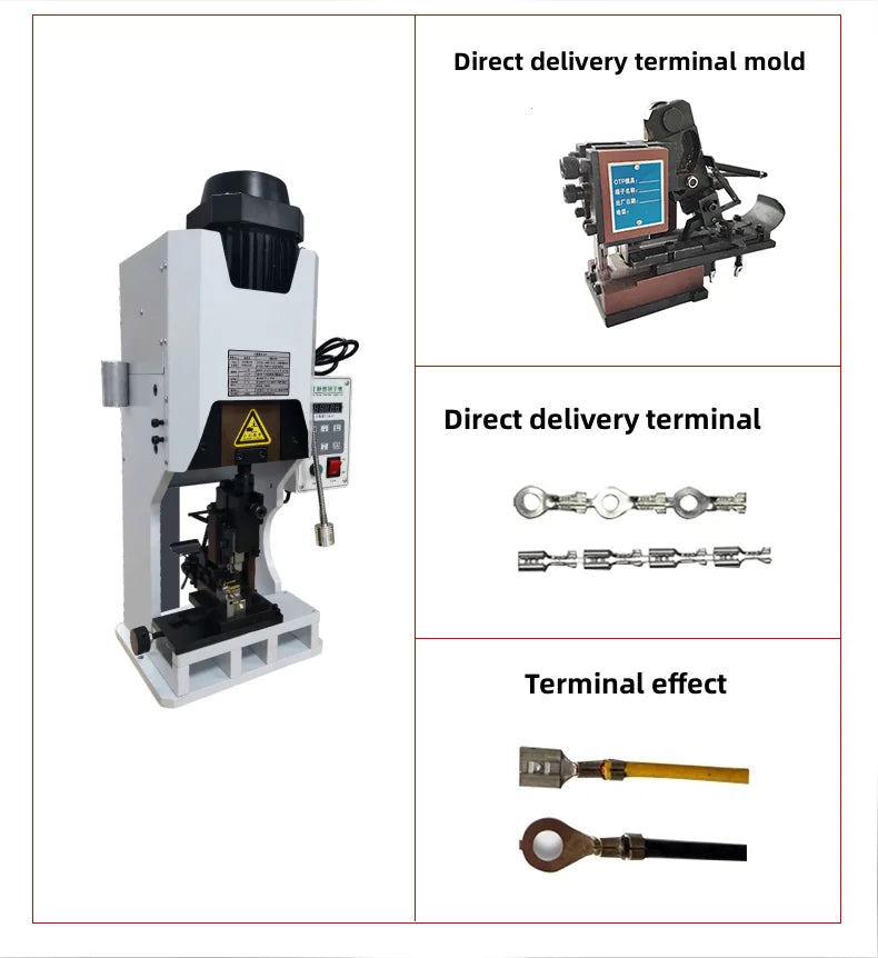 Quiet 2T Mute Terminal Crimping Machine End Crimping Machine Horizontal and Crimping Machine