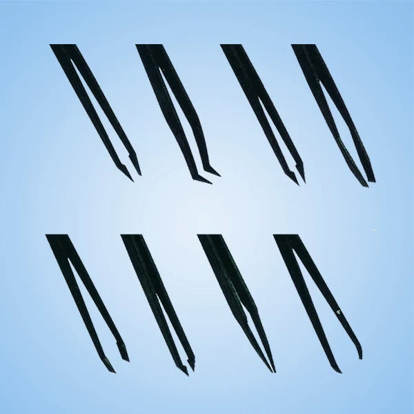 Black Plastic Gadgets Tweezers Tools ESD Tweezers for Clean Room