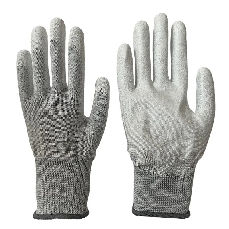 Factory Custom Class 10 Glove Specification Pu Coated Price Cleanroom Material Esd Gloves