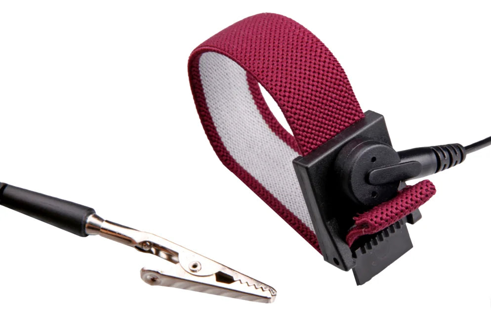 ESD Cleanroom Wrist Strap With Conductive Antistatic Ground Coil Cord Earthing grounding Band