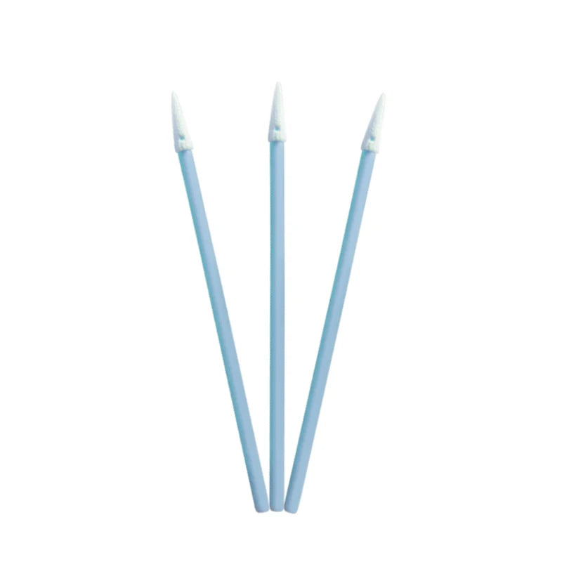 500 Pcs Per Bag PS750 76mm Pointed Head Detail Cleaning Double Layered Polyester Cloth Swab