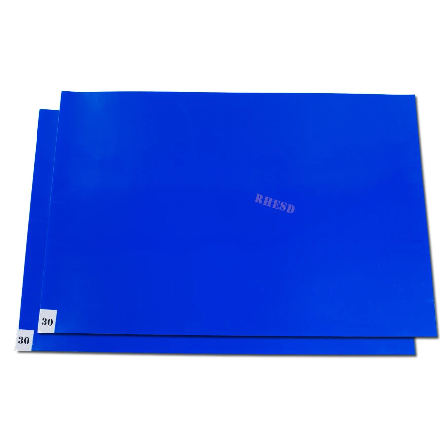 Disposable Blue 30 Layers 8 Mat/case Cleanroom Tacky Mat Sticky Mat for Laboratory Hospital Construction Pets