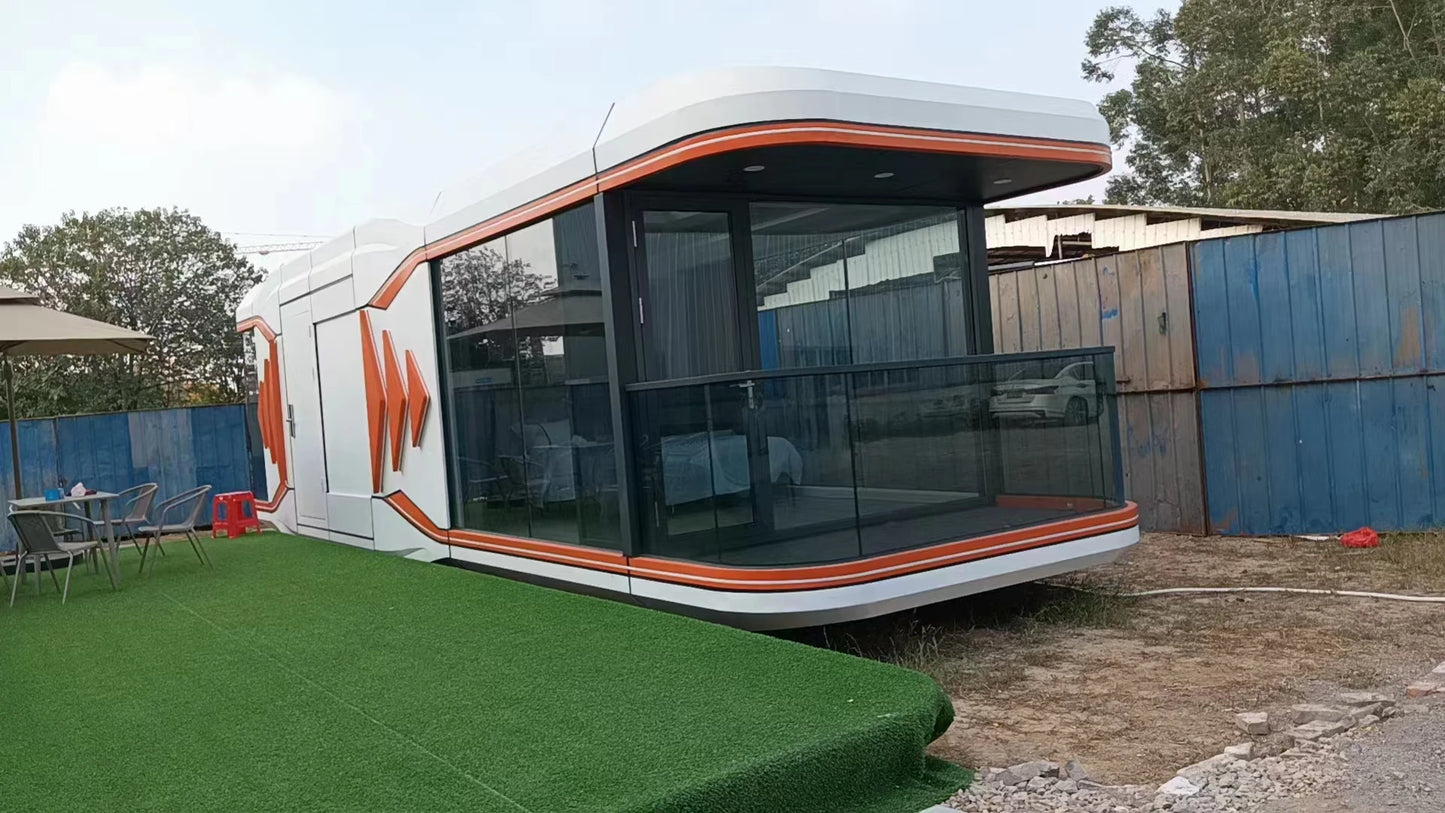 Modern Elegant Design Prefab Capsule Modular Tiny House To Live In