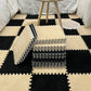 Soft Plush Mat Toys Eva Foam Puzzle Carpet Warm Playmat for Living Room Balcony Pink Spliceable Carpet 30*30*1CM