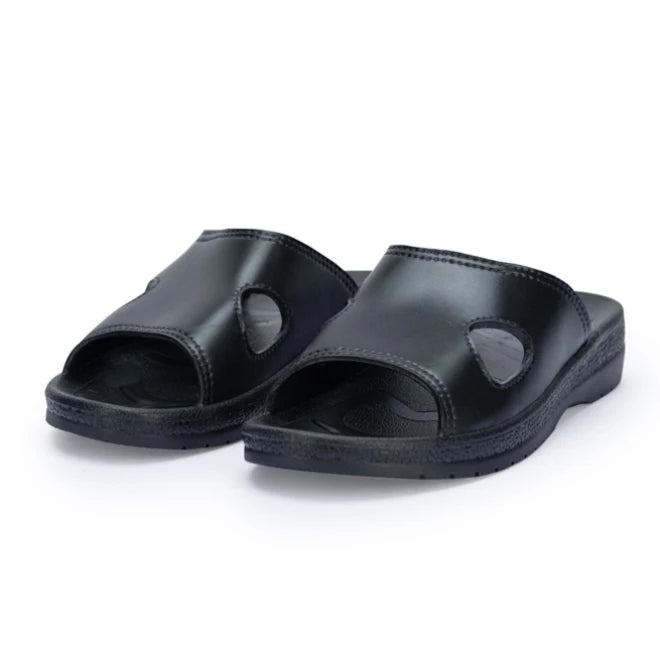 ESD PU Upper PVC Sole Wedge Heel Men's Sandals Shoes