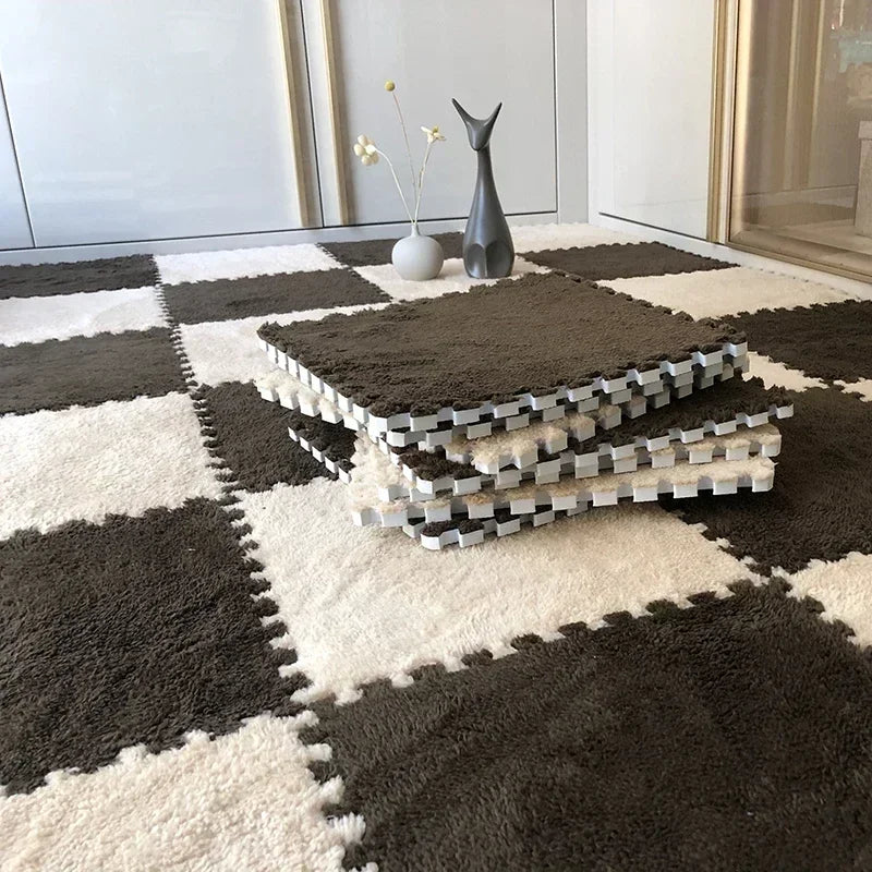 5-20pcs Soft Plush Kids Carpet Baby Play Mat  Baby Play Mat in Children's Room Keep Warm Playmat  for Baby Floor Baby Foam Mat