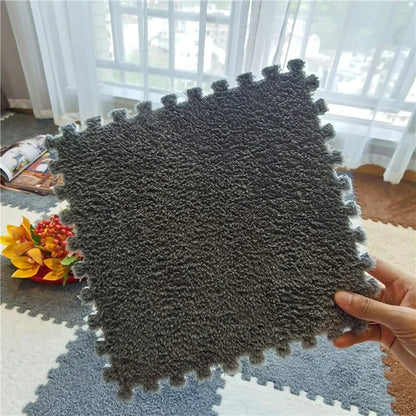 5-20pcs Soft Plush Kids Carpet Baby Play Mat  Baby Play Mat in Children's Room Keep Warm Playmat  for Baby Floor Baby Foam Mat