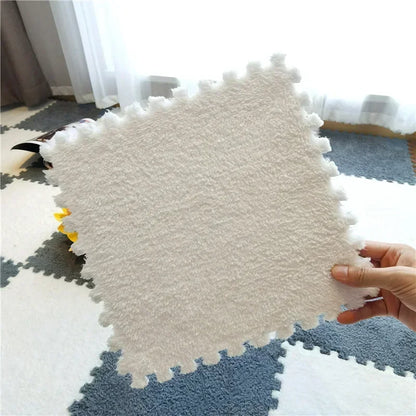 5-20pcs Soft Plush Kids Carpet Baby Play Mat  Baby Play Mat in Children's Room Keep Warm Playmat  for Baby Floor Baby Foam Mat