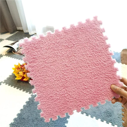 5-20pcs Soft Plush Kids Carpet Baby Play Mat  Baby Play Mat in Children's Room Keep Warm Playmat  for Baby Floor Baby Foam Mat