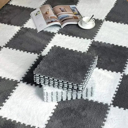 5-20pcs Soft Plush Kids Carpet Baby Play Mat  Baby Play Mat in Children's Room Keep Warm Playmat  for Baby Floor Baby Foam Mat
