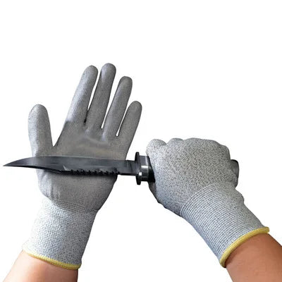 Heat and Cut Resistant Gloves Esd  Gloves Leather Manoplas  Light Gloves for Construction Long