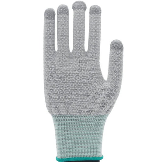 PVC Dotted Anti Slip Static Proof ESD Gloves Stripes Clean Room Anti Static Carbon Fiber ESD Glove for Electronic