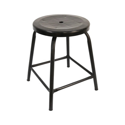 QXR Emebiol Q-FWSPP45 Wholesale 45 cm High PP Seat Durable Ergonomics Permanent Antistatic Metal Industrial Stool