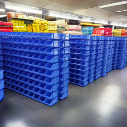 Stackable Plastic Part Bin for Logistic Storage Part Bin With Stackability Features