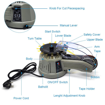 High Quality Automatic Electric Tape Dispenser & Cutting Machine Wholesale Multifunctional Tool Kit