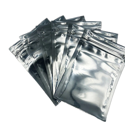 Custom Open Top Cleanroom Foil Aluminium Antistatic Ziplock Bags Moisture Anti Static Safe Barrier Packing Shielding ESD Bag