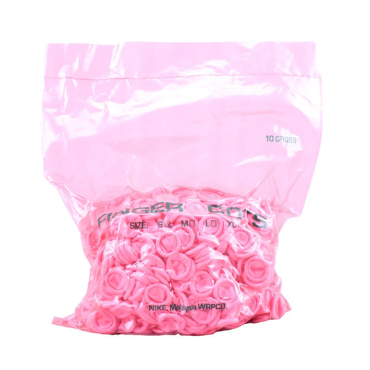 Wholesale Pink Natural Latex Finger Cots Anti-slip Finger Cots Malaysia