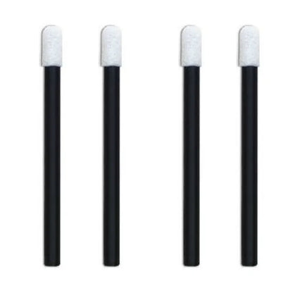 68.5mm Black Industrial Foam-ended Sponge Tip Buds Cleanroom Open Cell Foam Swab