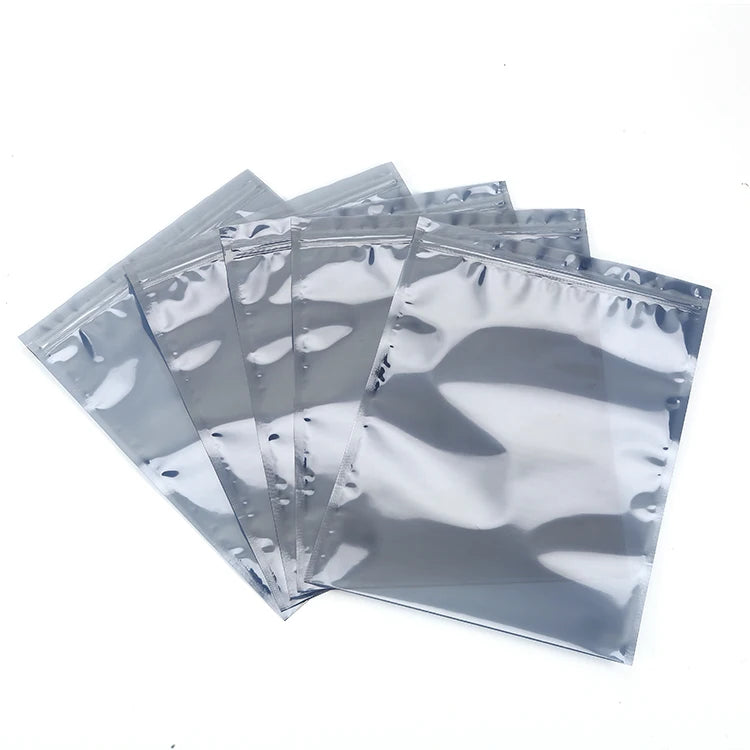 extra Large Shielding Plastic Pcb Protect Esd Storage Zipper Antistatic Bags for Processors