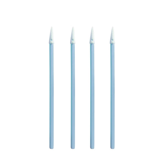 500 Pcs Per Bag PS750 76mm Pointed Head Detail Cleaning Double Layered Polyester Cloth Swab