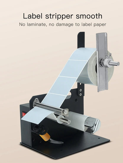 FYJ D58 Automatic Label Dispenser Machine Desktop Sticker Dispenser Shipping Labels Roll Dispenser Peel Off Labels Machine