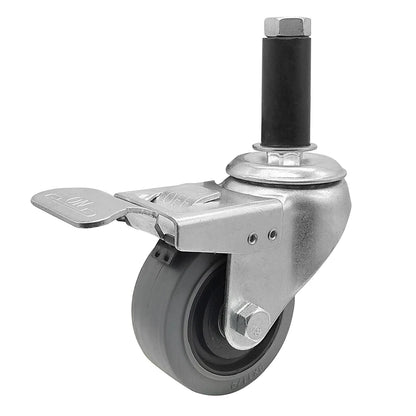 DLPO ESD Antistatic Trolley Chair Wheels Steel Wire Shelving Castors Industry Esd Conductive Anti Static Caster Wheel