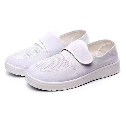Factory Cleanroom Mesh Canvas Protective PU Work Shoes ESD Work Shoes Anti-static Shoes