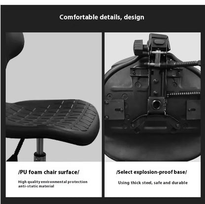 Commercial Anti-Static PU ESD Lab Chair Stool Industrial Modern for School Warehouse Microbiology Laboratory Furniture Sale
