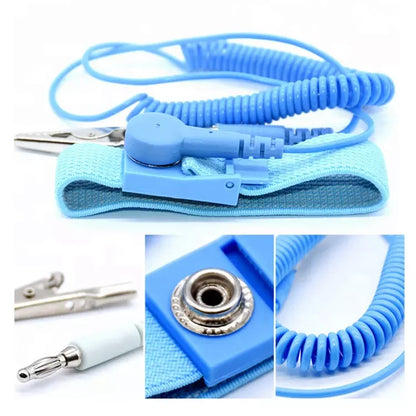 Anti Static Wired Wrist Strap ESD Bracelet  Anti Static Wristband  Electrostatic Discharge Strap
