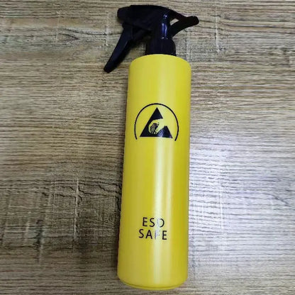 Blue 500ml Plastic Squeeze Type EPA Solvent Dispenser Bottle Antistatic ESD Spray Wash Bottle for ESD Safe Area
