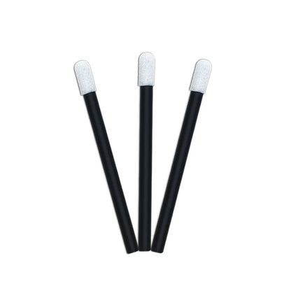 68.5mm Black Industrial Foam-ended Sponge Tip Buds Cleanroom Open Cell Foam Swab