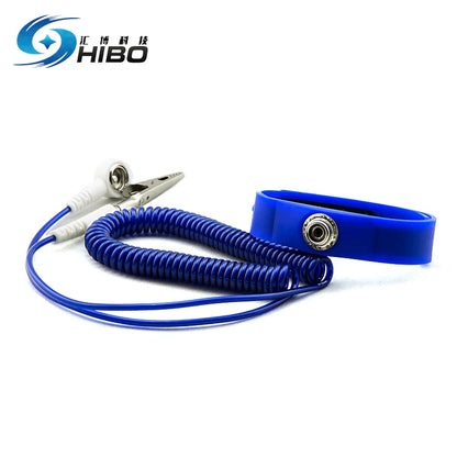 Custom Anti Static Adjustable Wrist Band Anti-static Bracelets Antistatic Grounding Cord ESD Wrist Strap ESD Wrist Wtrap Elastic