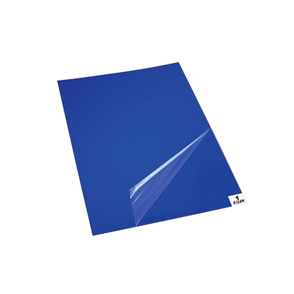 Blue Multi-Layer Peelable 18 X 36 Inch Adhesive Cleanroom Sticky Dust Mat for Shoe