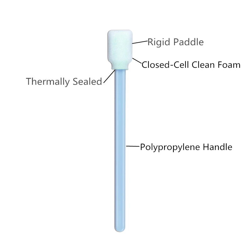 Cleanroom 100ppi Sponge Stick Industrial Solvent Cleaning Dust Free Foam Tip Head Swab for Printer Head FS707