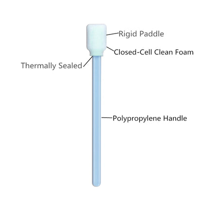 Cleanroom 100ppi Sponge Stick Industrial Solvent Cleaning Dust Free Foam Tip Head Swab for Printer Head FS707