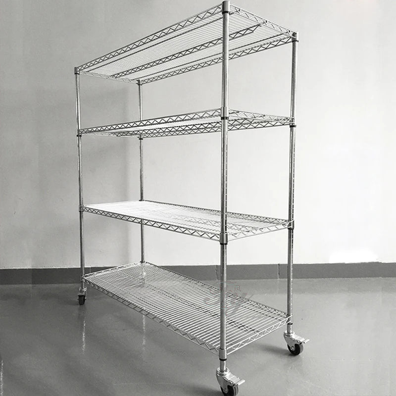 Leenol Carbon Steel SMD SMT ESD PCB Reel Shelf Wire Rack Trolley Cart