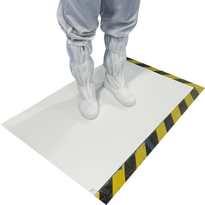 0.03mm White High Stickness Industrial Cleanroom 30 Layers Disposable Adhesive Sticky Mat for Clean Room Floor Door