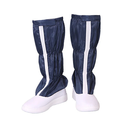 SPU PU Leather PVC Sole Outsole Cleanroom Long Workshop Operating Boots Antistatic Rigger Boots Construction Esd Boot