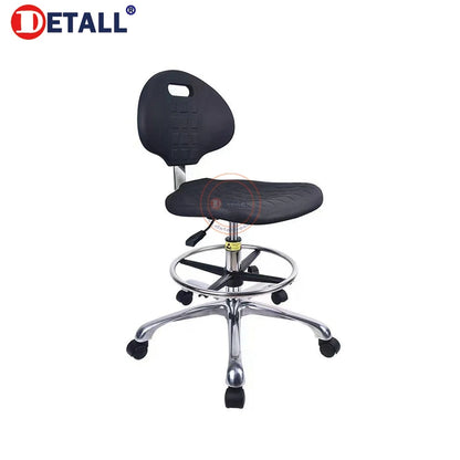 Detall Wholesale Black/blue Pu Leather Esd Lab Chairs Lab Esd Furniture Stool