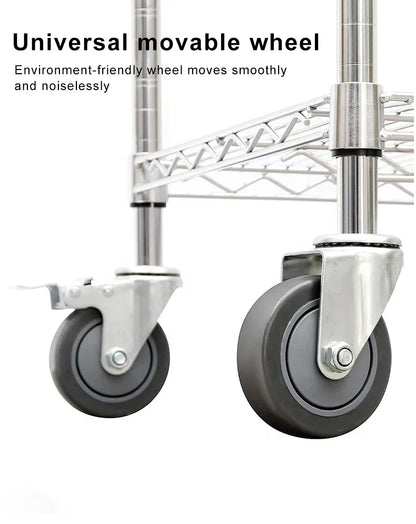 SMT ESD PCB Reel Shelf Chrome Wire Storage Shelving Rack