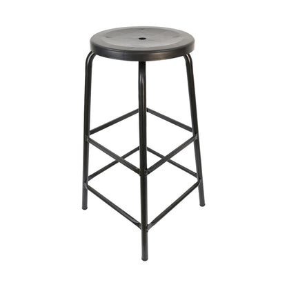 QXR Emebiol Q-FWSPP45 Wholesale 45 cm High PP Seat Durable Ergonomics Permanent Antistatic Metal Industrial Stool