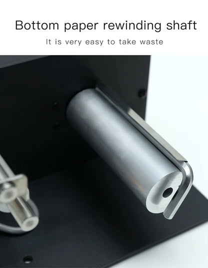 FYJ D58 Automatic Label Dispenser Machine Desktop Sticker Dispenser Shipping Labels Roll Dispenser Peel Off Labels Machine
